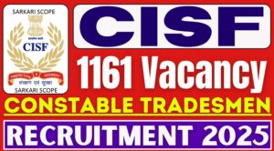 cisf constable tradesmen recruitment